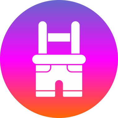 Modern bir simgenin vektör illüstrasyonu