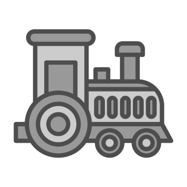 Toy train. web icon simple design