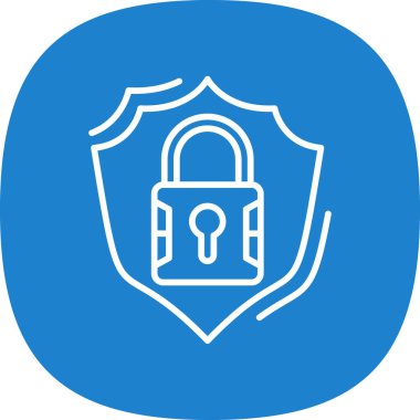 güvenli simge vektör çizim 