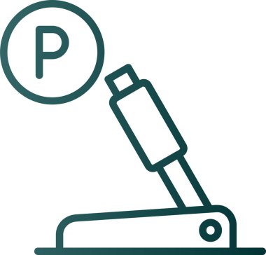 Park ikonu. Web için park vektörü simgelerinin özet çizimi