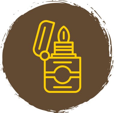 Daha hafif simgenin vektör illüstrasyonu 