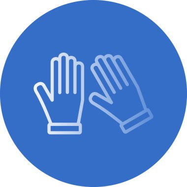 eldiven ağ ikonu vektör illüstrasyonu 