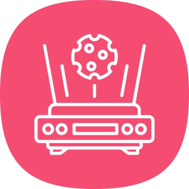 Radyo simgesinin vektör illüstrasyonu