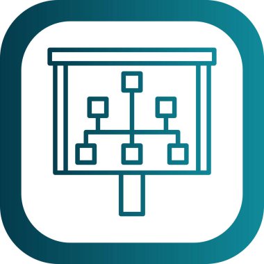 Benzersiz abaküs vektör simgesi