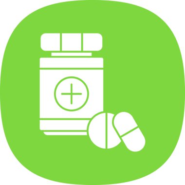 Tıp simgesi vektör illüstrasyonu