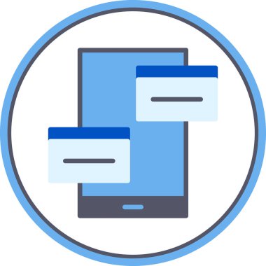 Kart ödeme simgesi - taslak biçimi