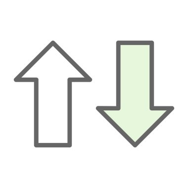 ok simgesi, vektör illüstrasyonu 