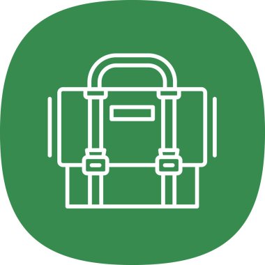  Evrak Çantası'nı web simge vektör çizim 