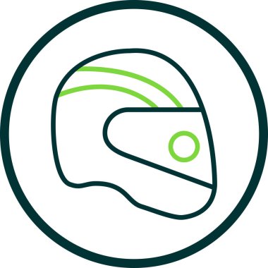 Kask simge vektör çizim