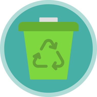 Çöp kovası vektör illüstrasyonuName