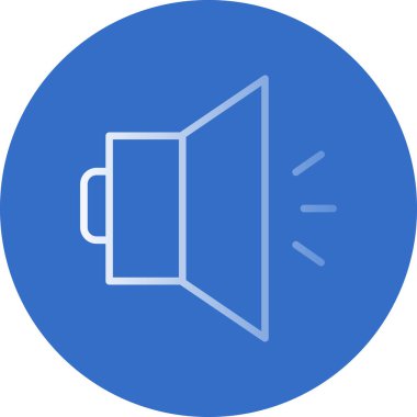 Ses simgesinin vektör illüstrasyonu 