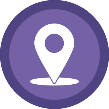 Harita işaretleyici simgesi, vektör illüstrasyonu 