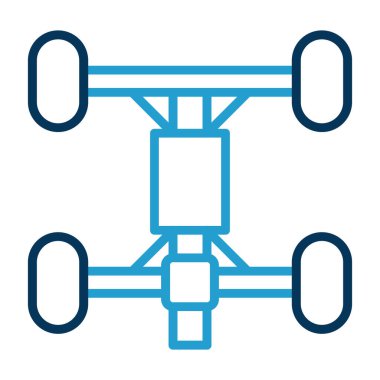 Modern otomatik simgenin vektör illüstrasyonu