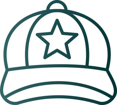 Yüzbaşı. Web simgesi basit illüstrasyon