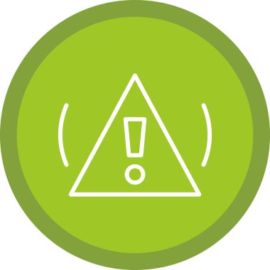 Uyarı işareti, vektör illüstrasyonu 