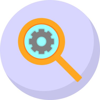 arama motoru optimizasyon simgesi düz biçimli 