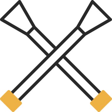 çapraz eksenler ve çapraz vektör illüstrasyonu