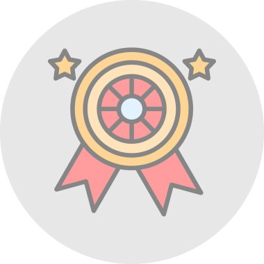 Ödül. Web simgesi basit illüstrasyon