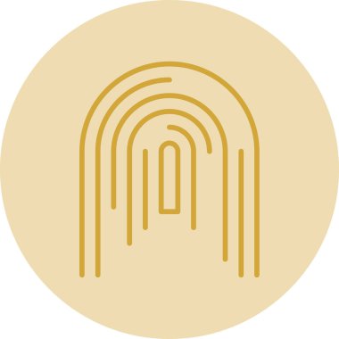 Modern simgenin vektör illüstrasyonu