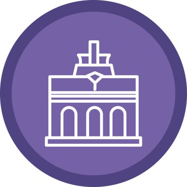 vektör şehir simgesi, vektör illüstrasyonu