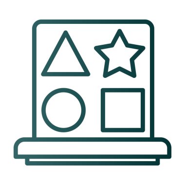 seo modern simgesinin vektör illüstrasyonu