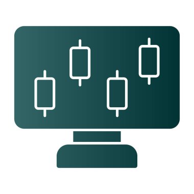 ekran simge vektör çizim 