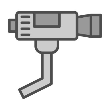 CCTV kamera simgesi, vektör illüstrasyonu