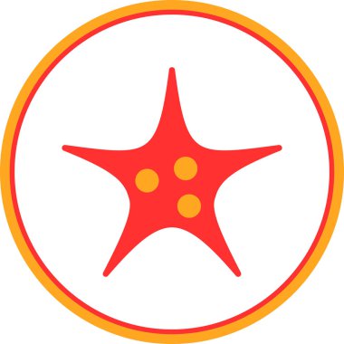 yıldız simgesi vektör illüstrasyonu