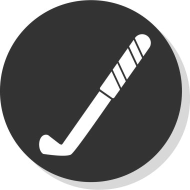 Hokey ikonu. Web için hokey vektör simgelerinin basit bir çizimi. beyaz üzerine izole