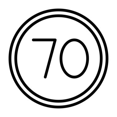 Beyaz arkaplanda 9 numaralı siyah simgenin vektör çizimi.