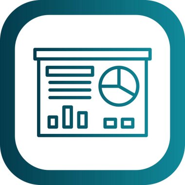 Sunuyu web simgesi, vektör çizim 