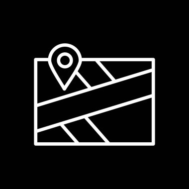 konum pin konum simgesi, vektör arkaplan 