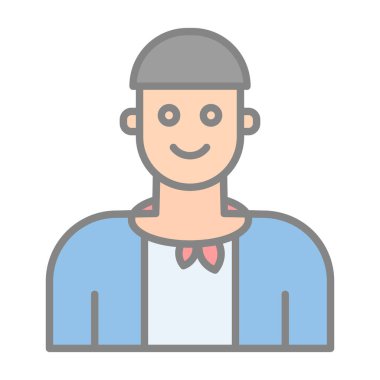 İnsan simgesinin vektör illüstrasyonu