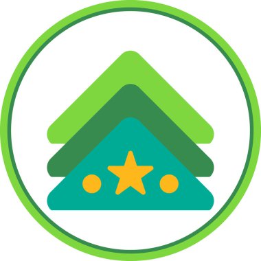 Ağaç. Web simgesi basit illüstrasyon