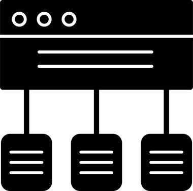 müzik aracı simgesi, vektör illüstrasyonu