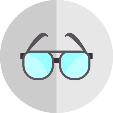 Güneş gözlüklerinin vektör illüstrasyonu modern grafik simgesi                       