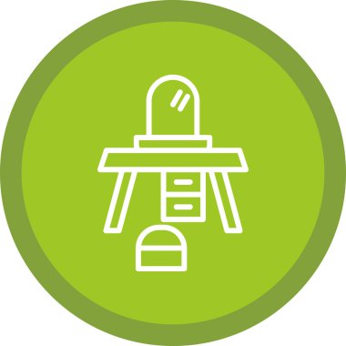 Tablo simgesi vektör resimleme arkaplanı yerleştiriliyor 