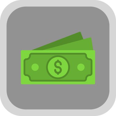 Web ve mobil uygulama tasarımınız için para simgesi, dolar logosu konsepti 