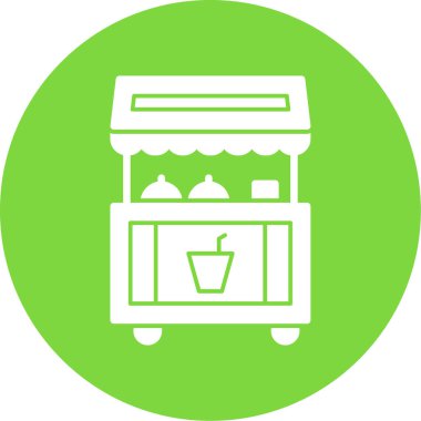 Dükkan. Web simgesi basit illüstrasyon