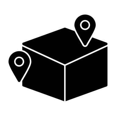 Harita simgesi, basit tarzı