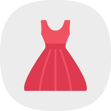 elbise simgesi, vektör illüstrasyonu basit tasarım