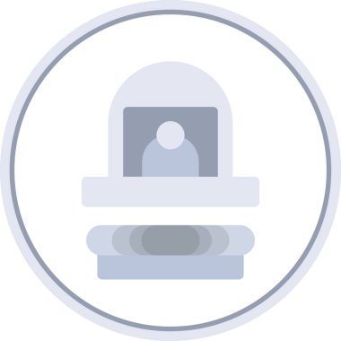 Bir kilidin vektör illüstrasyonu, simge