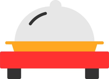 Gıda simgesinin vektör illüstrasyonu 