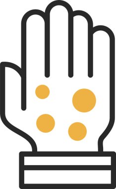 eldiven simgesiyle el