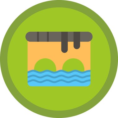 düz simge oluşturma, vektör illüstrasyonu