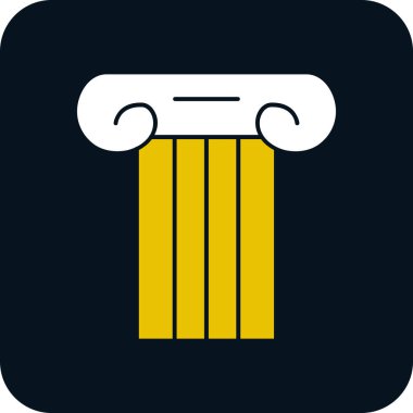 Bira düz vektör simgesi