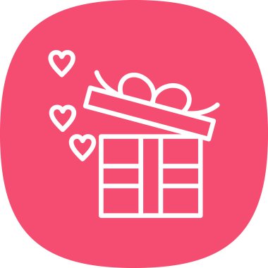 hediye kutusu vektör simgesi 