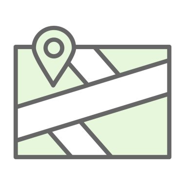 konum pin konum simgesi, vektör arkaplan 