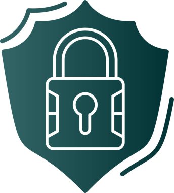 güvenli simge vektör çizim 