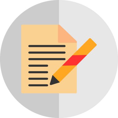 belge simgesi vektör illüstrasyonu